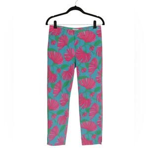Lilly Pulitzer Vintage Resort Fit Crop Pants – Size 2 – Tropical Floral Print